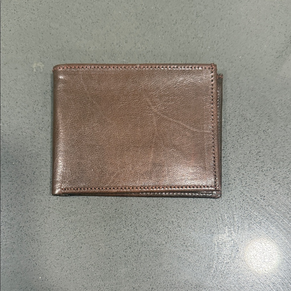 Classic Brown Leather Wallet
